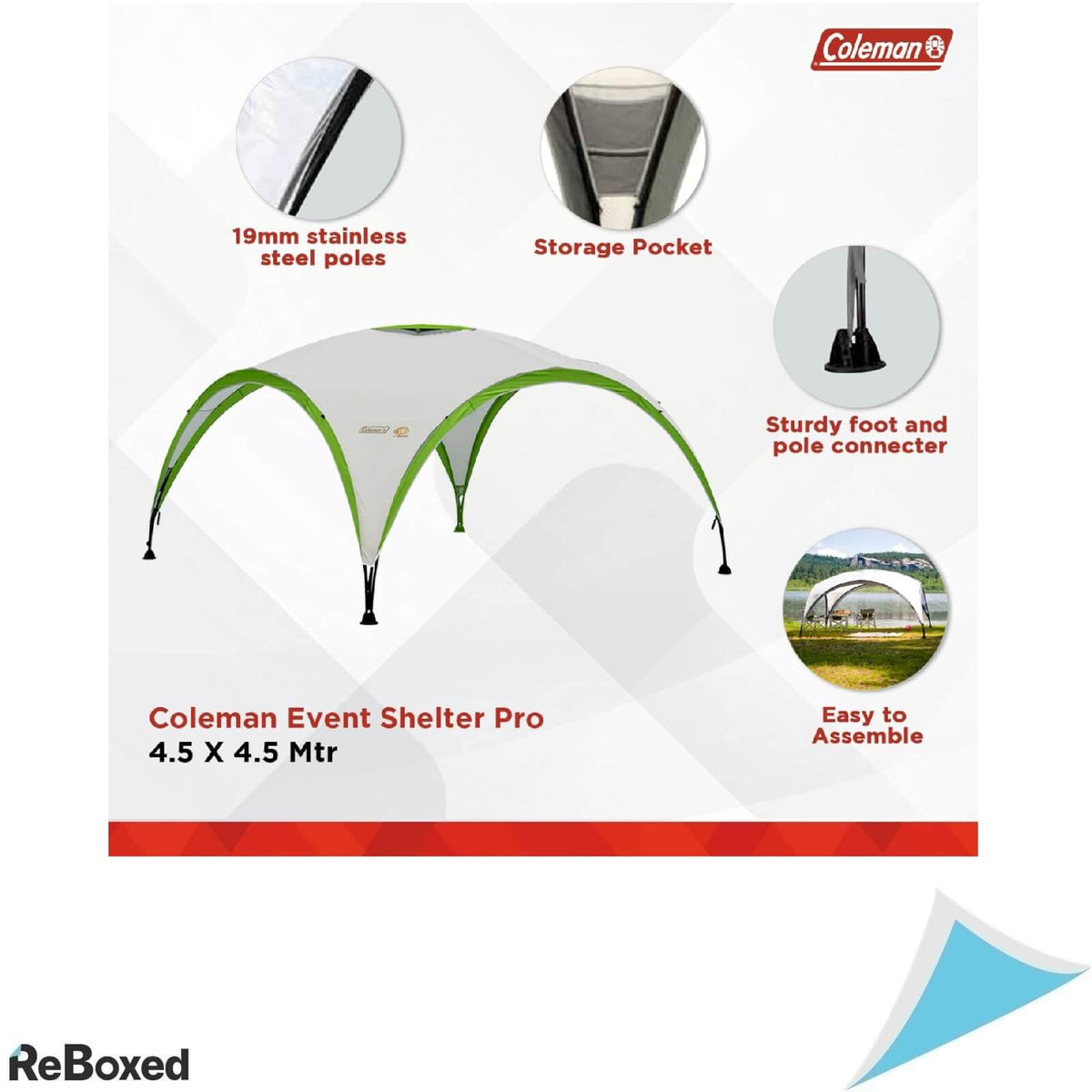 Coleman Gazebo Event Cort XL 4.5 x 4.5m SPF50