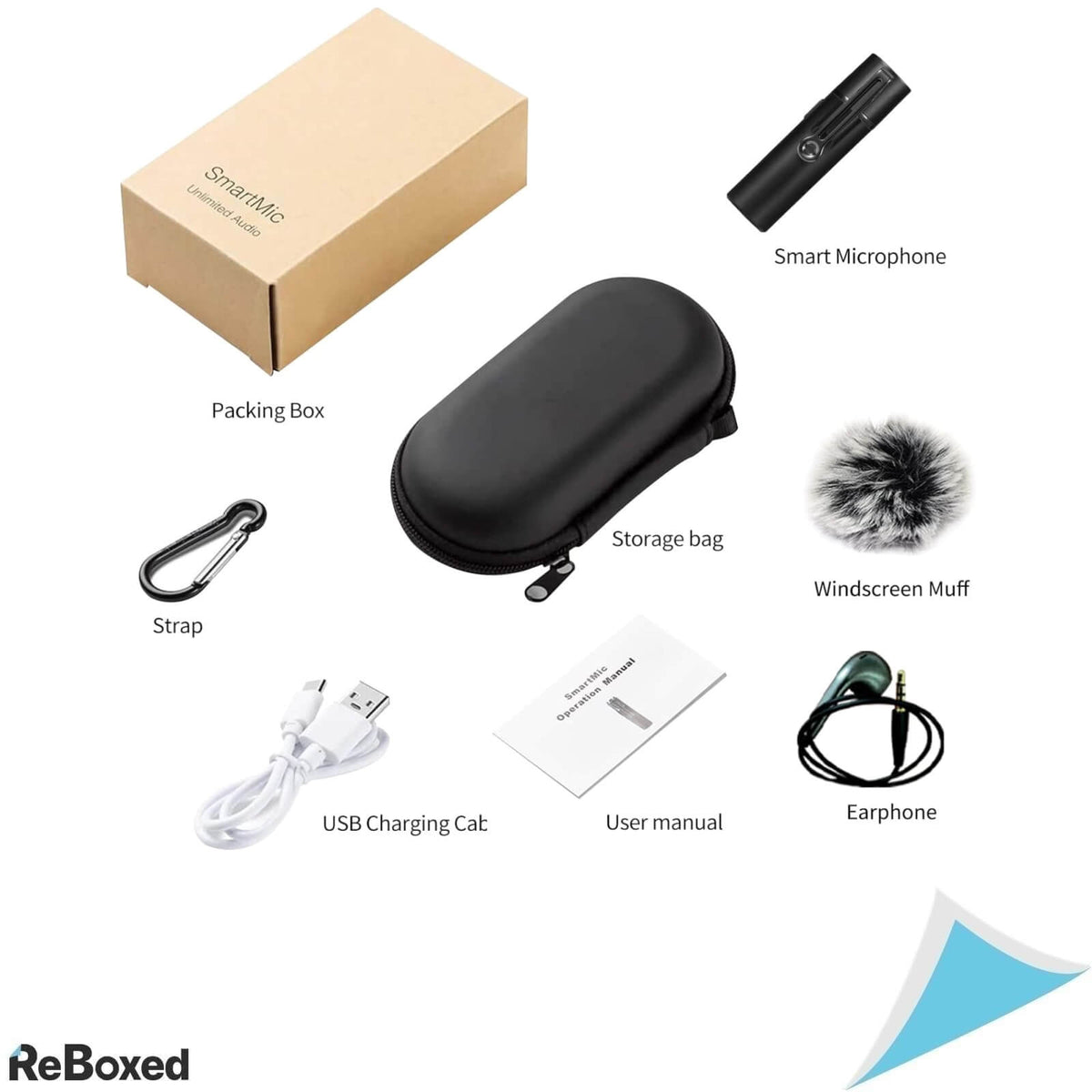 Colorlizard Microfon Lavalier Wireless Bluetooth 48KHz