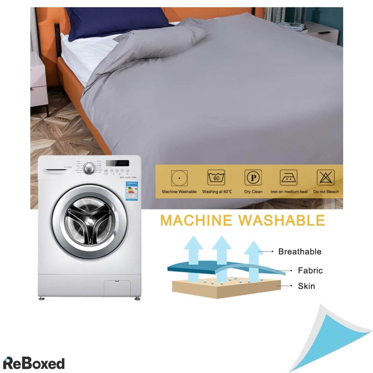 ComfortAce Husa Pilota 200x220cm Bumbac 200T fara Fermoar