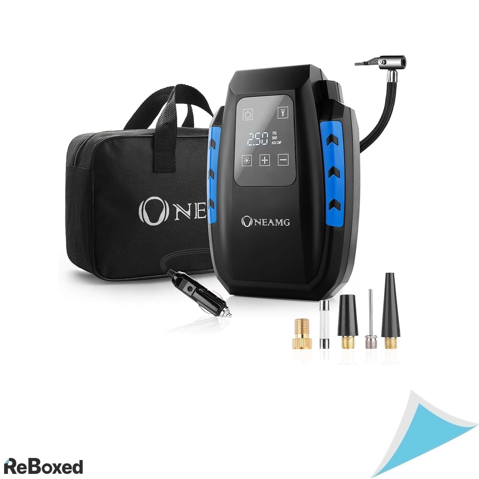 Compresor Auto Electric OneAmg 12V cu Ecran Tactil