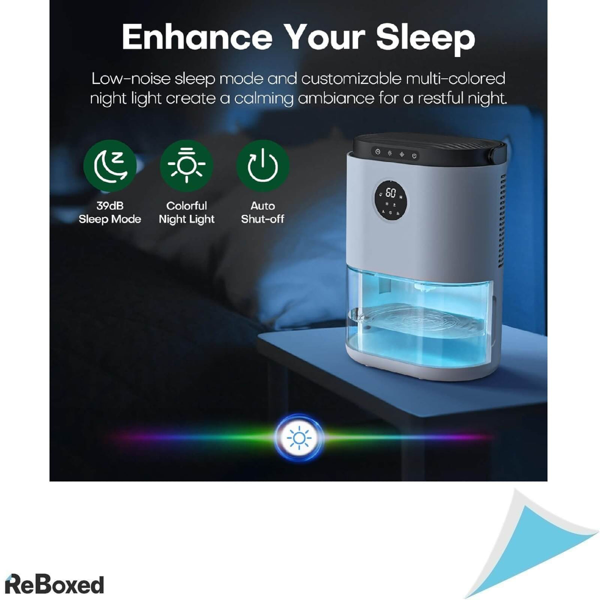 CONOPU Dezumidificator 2300ml LED 3 Moduri