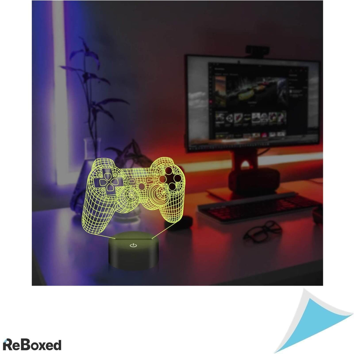 Coopark Lampa 3D cu Telecomanda 16 Culori