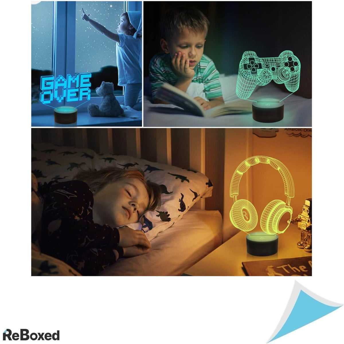 Coopark Lampa 3D cu Telecomanda 16 Culori