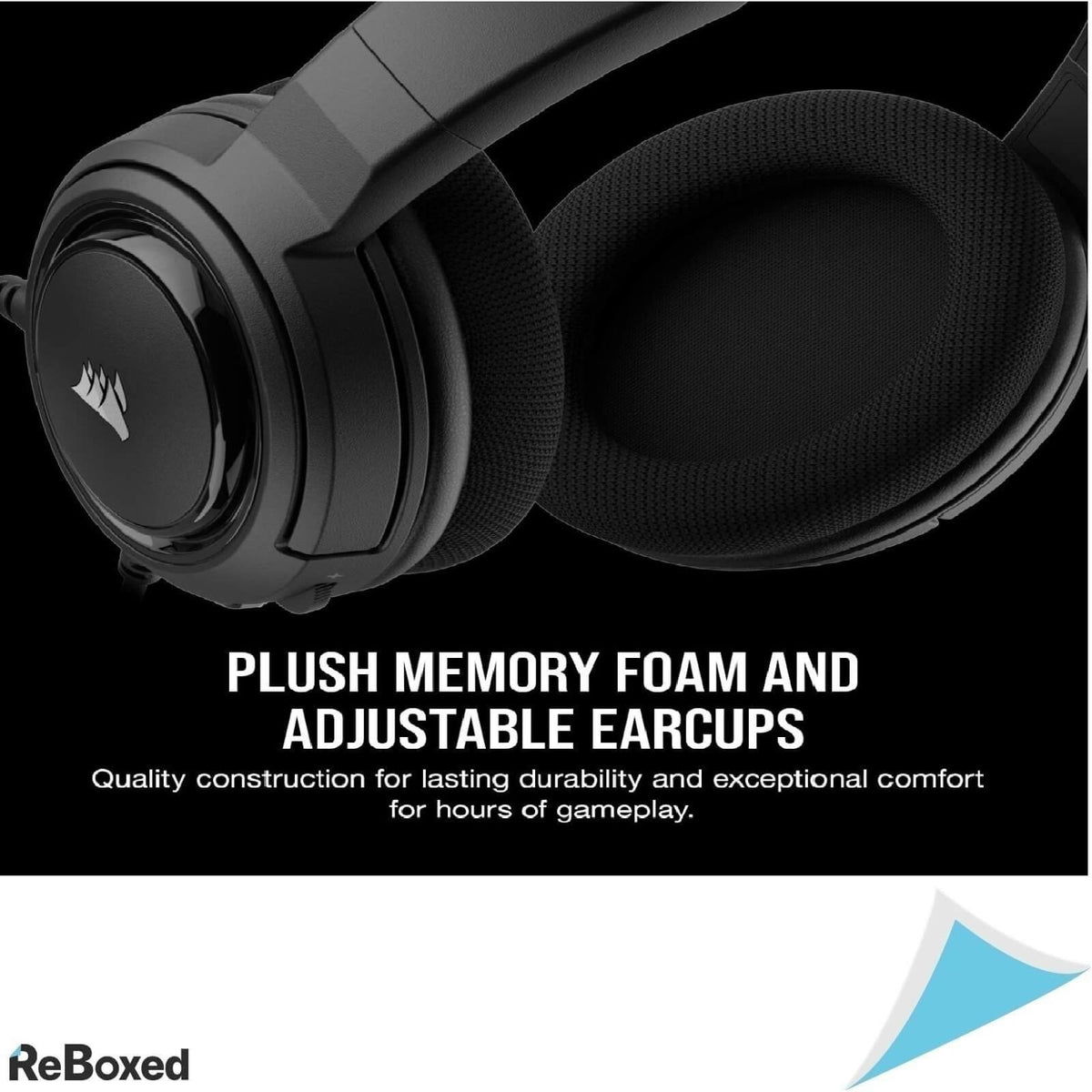 Corsair HS35 Casti Gaming Stereo 50mm Neodymium Carbon