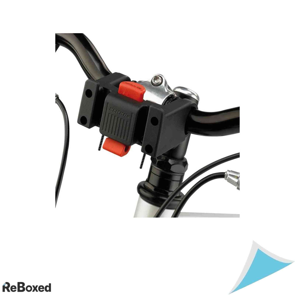 Cos Bicicleta pentru Transport Caini de Talie Mica Ferplast Atlas Bike 20 Rapid Cuscun Bumbac Cinghiola Siguranta si Retea Protectie Gri 47 x 35.5 x 34.5 cm