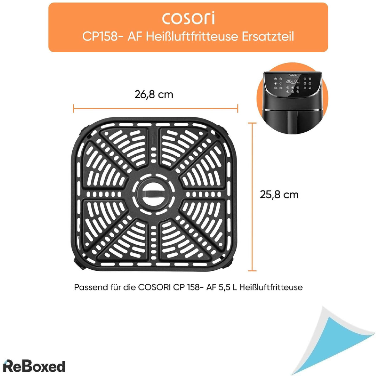 Cosori Tava de Copt pentru Friteuza 5.5L