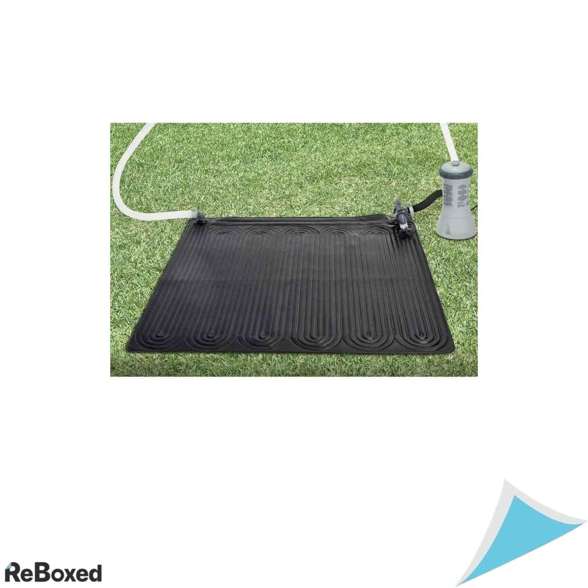 Covor Solar Intex 28685 Incalzire Piscina Supraterana Compatibil Furtun 32mm si 38mm Supapa Bypass Material PVC Rezistent UV Negru