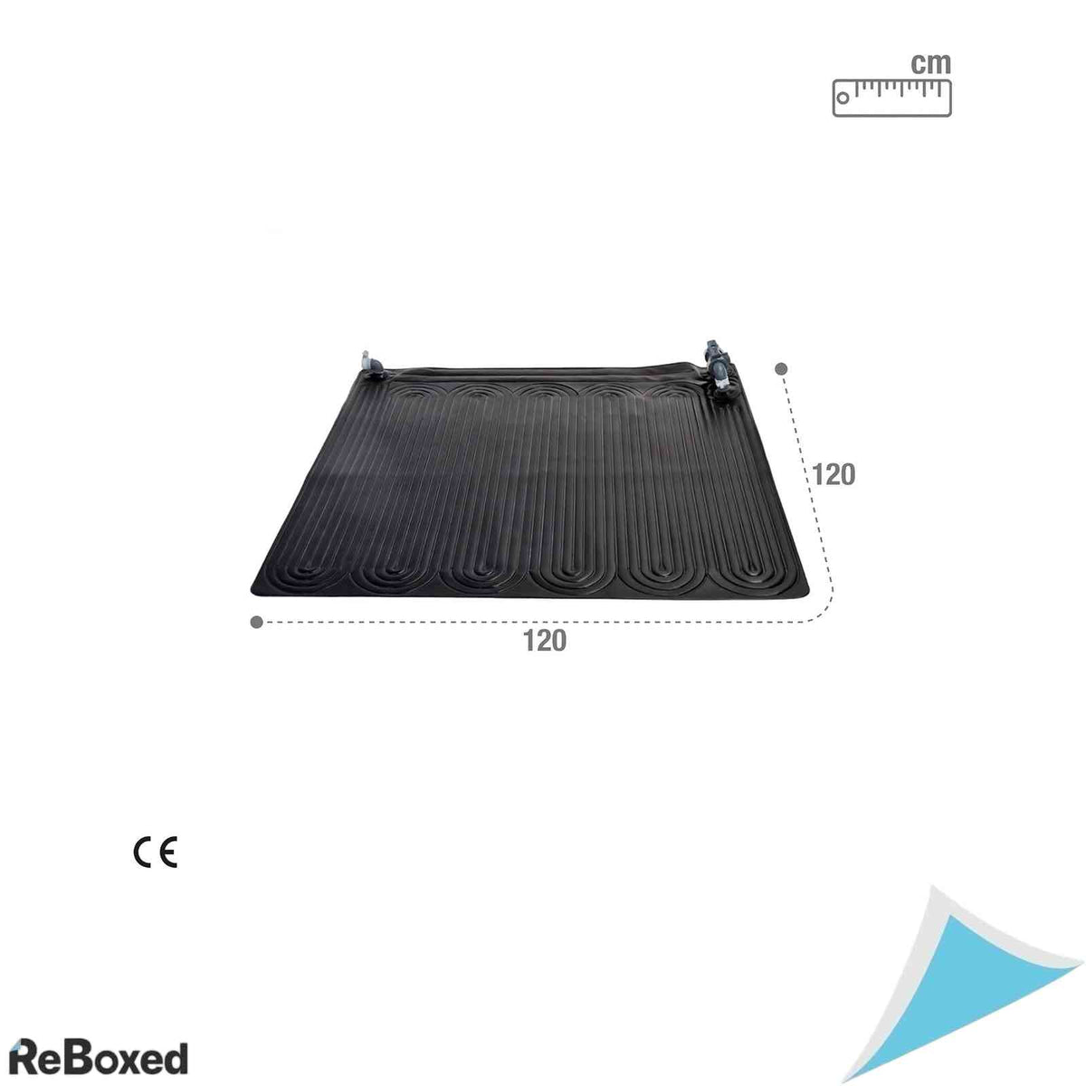 Covor Solar Intex 28685 Incalzire Piscina Supraterana Compatibil Furtun 32mm si 38mm Supapa Bypass Material PVC Rezistent UV Negru