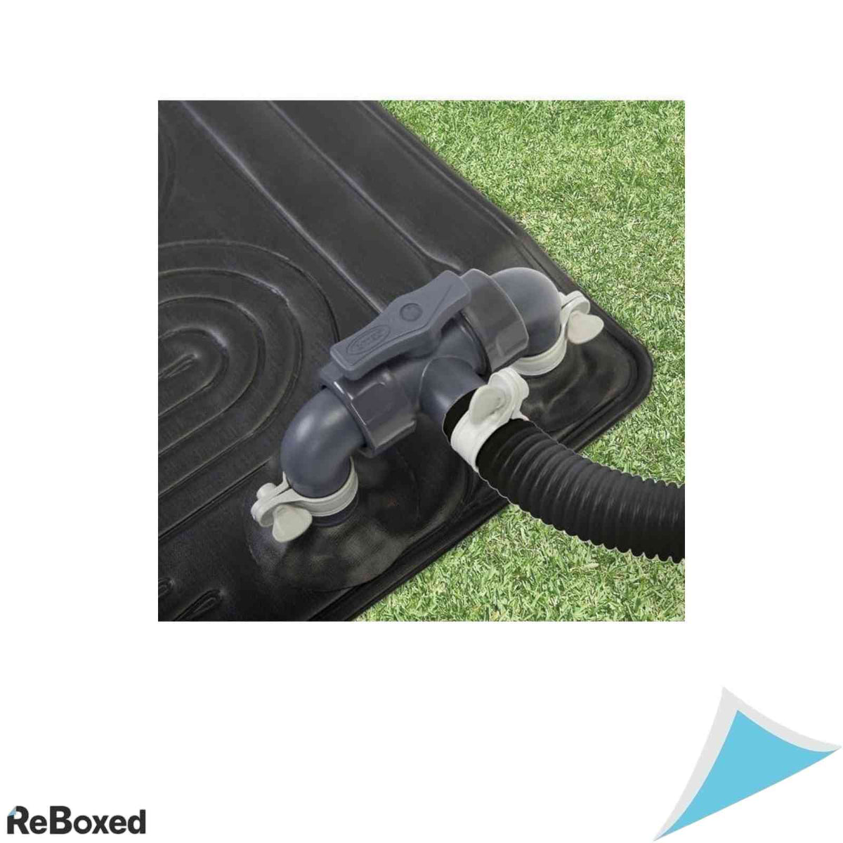 Covor Solar Intex 28685 Incalzire Piscina Supraterana Compatibil Furtun 32mm si 38mm Supapa Bypass Material PVC Rezistent UV Negru