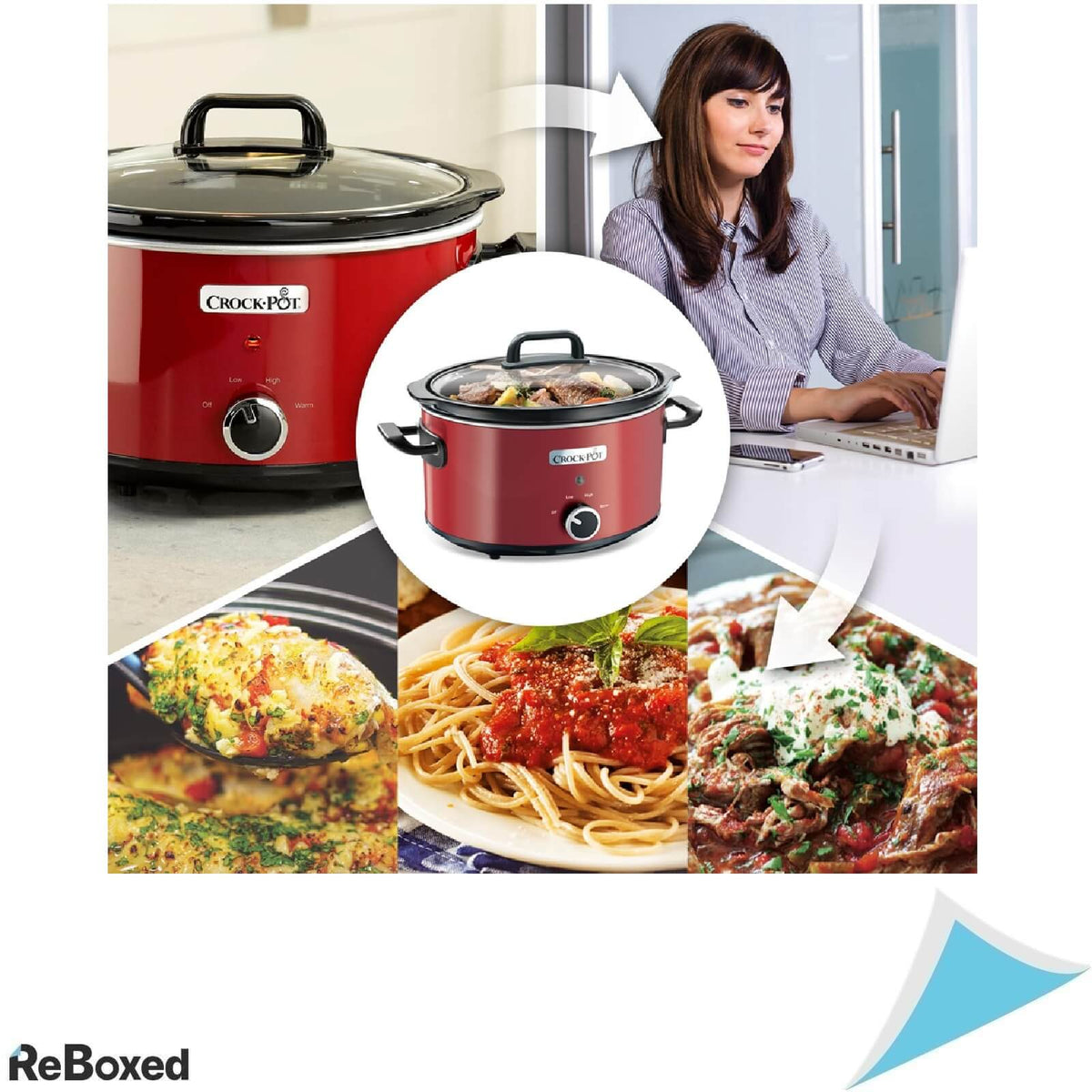 Crock Pot Slow Cooker Aparat de Gatit 3.5L