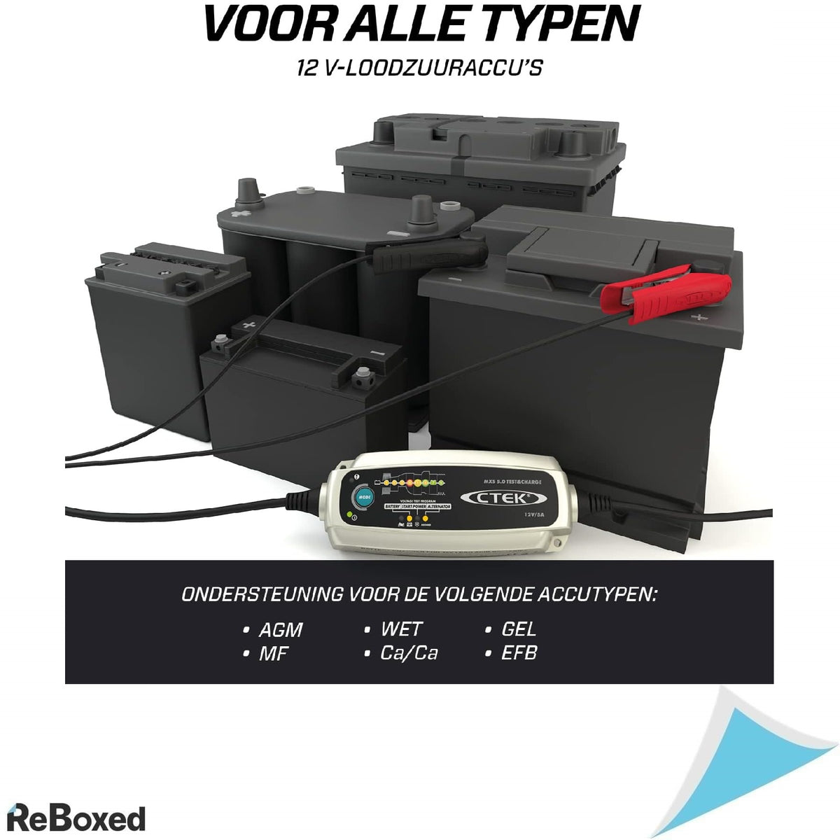 CTEK MXS 5.0 Incarcator si Tester de Baterii 12V, 5A