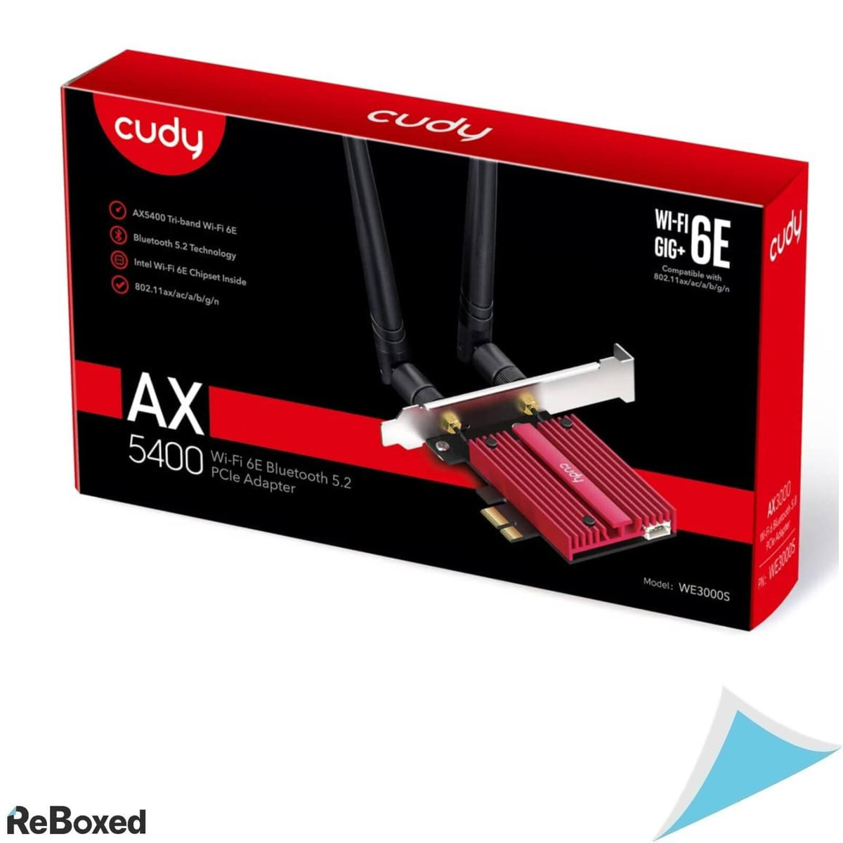 Cudy AX5400 Placa PCI-e Wireless 6E 2 Antene Bluetooth 5.2