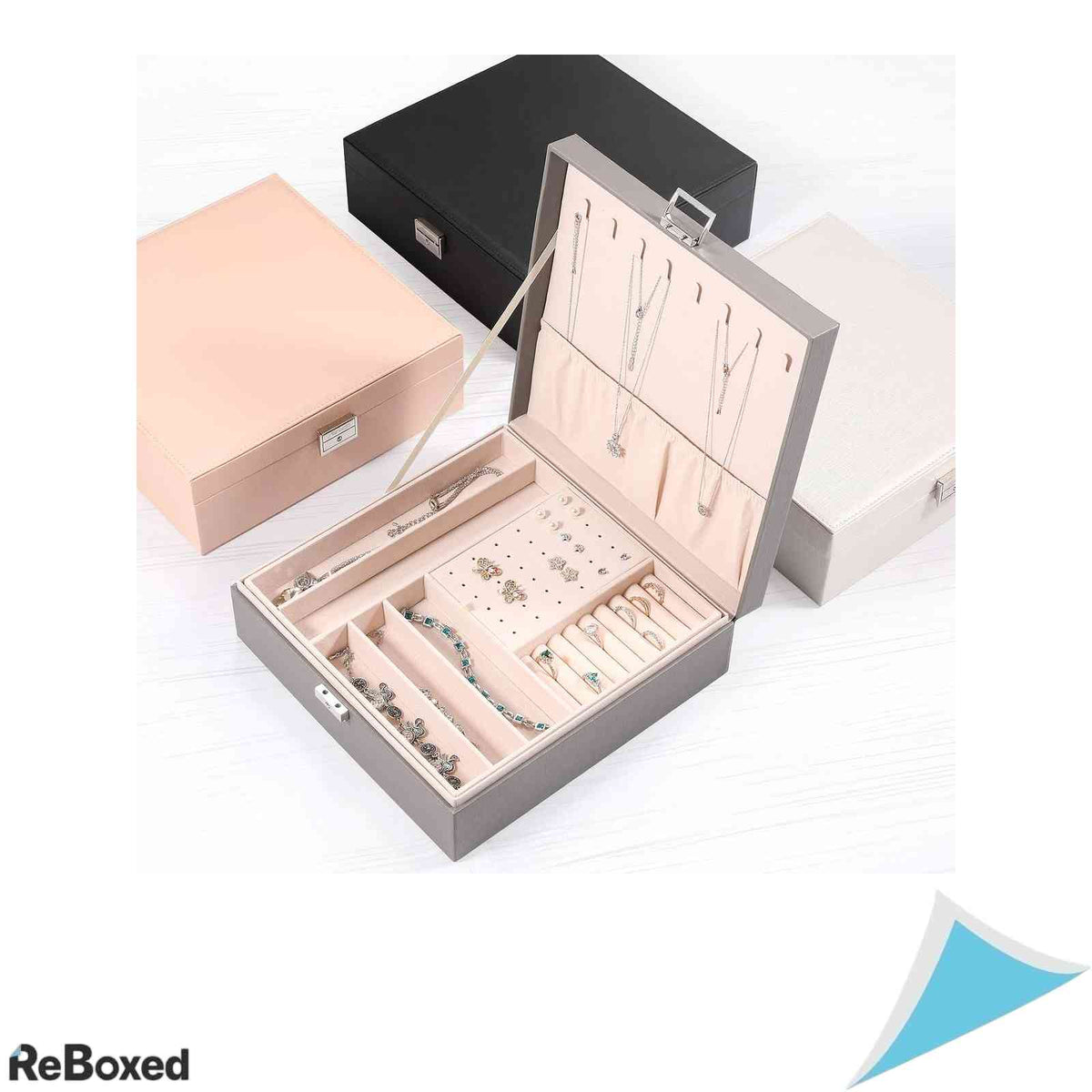 Cutie Bijuterii Organizator Allinside, 2 Niveluri
