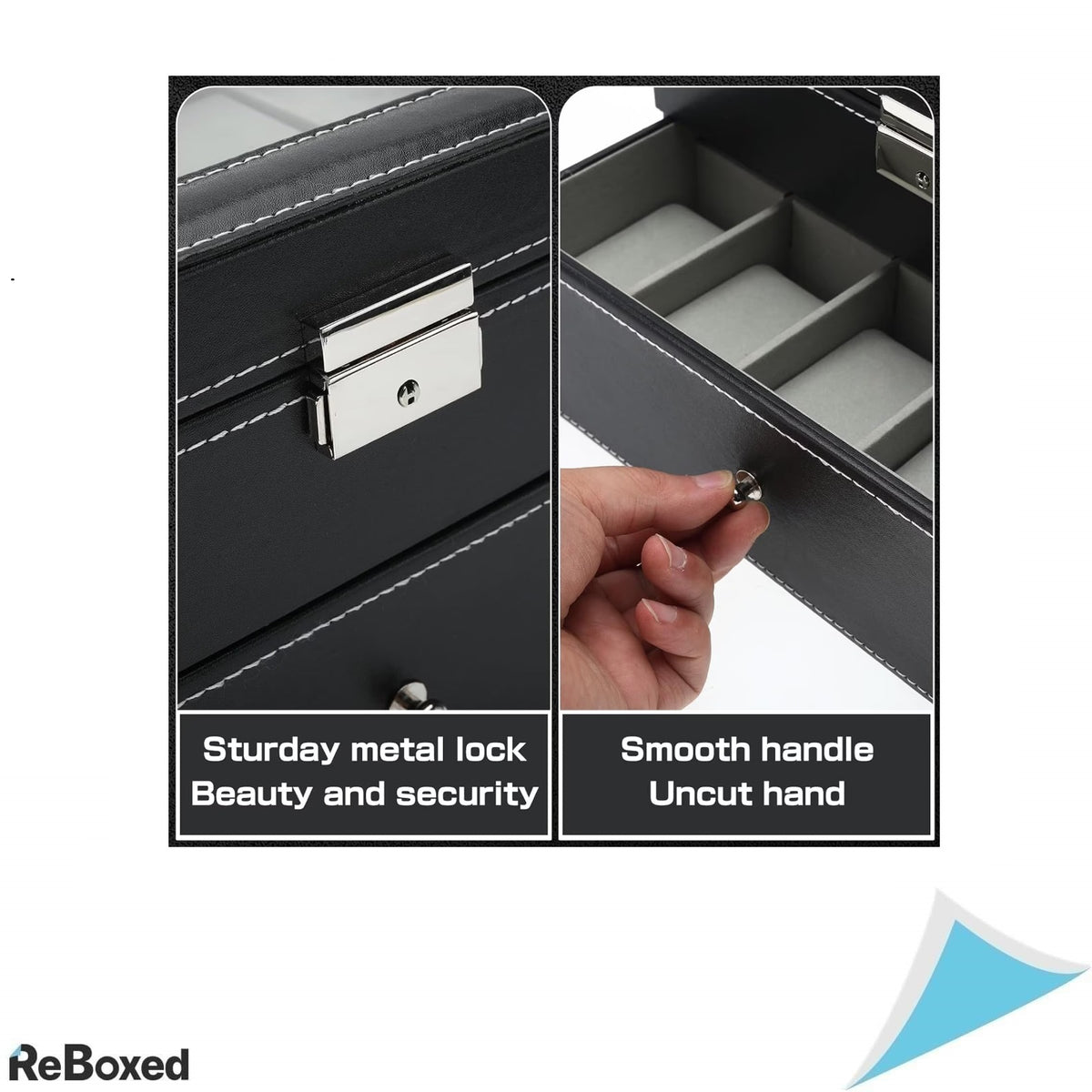 Cutie pentru Ceasuri WUWEOT – Depozitare Elegantă și Practică pentru 12 Ceasuri