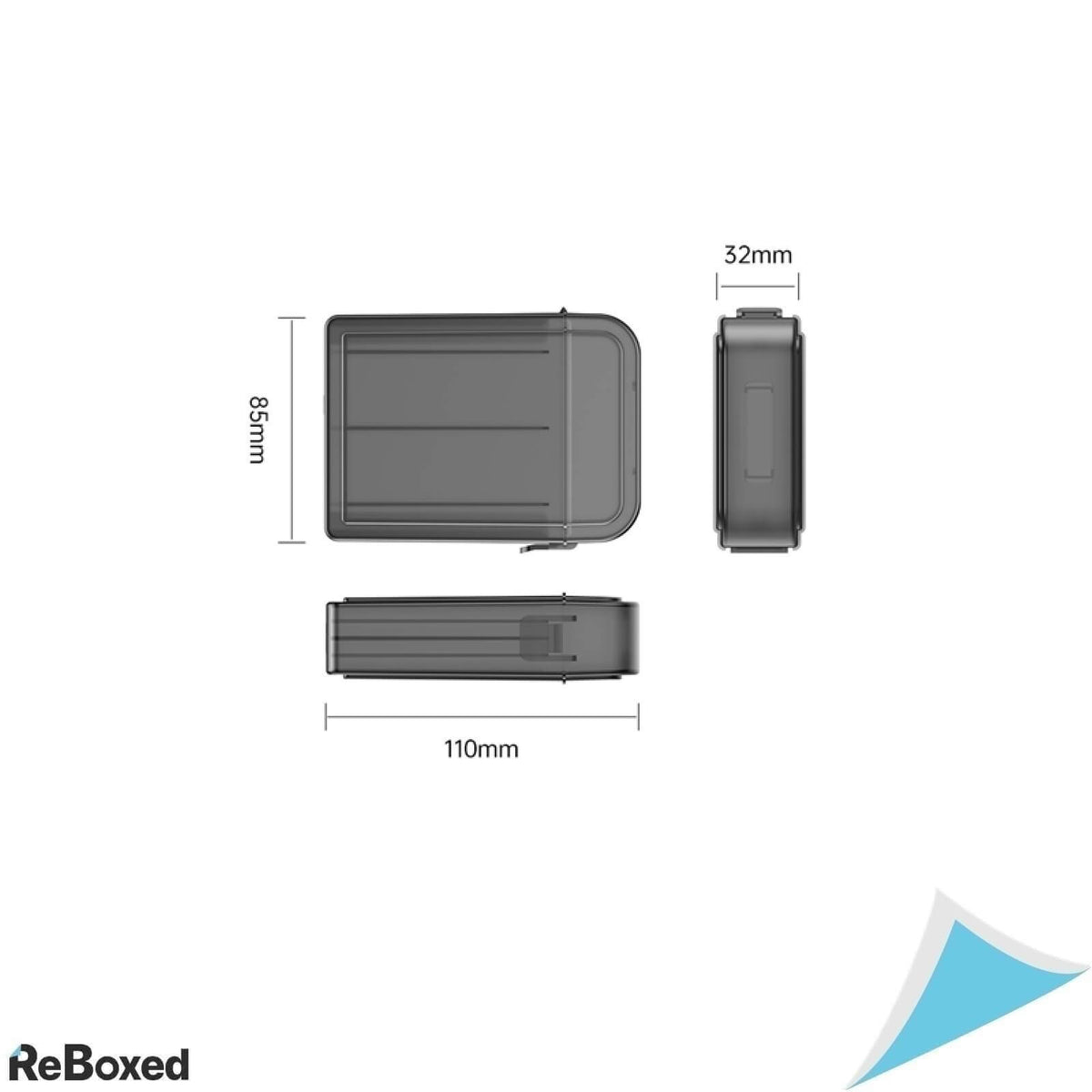 Cutie Protectie ORICO PPH25-GY-BP pentru 2 HDD/SSD 2.5"