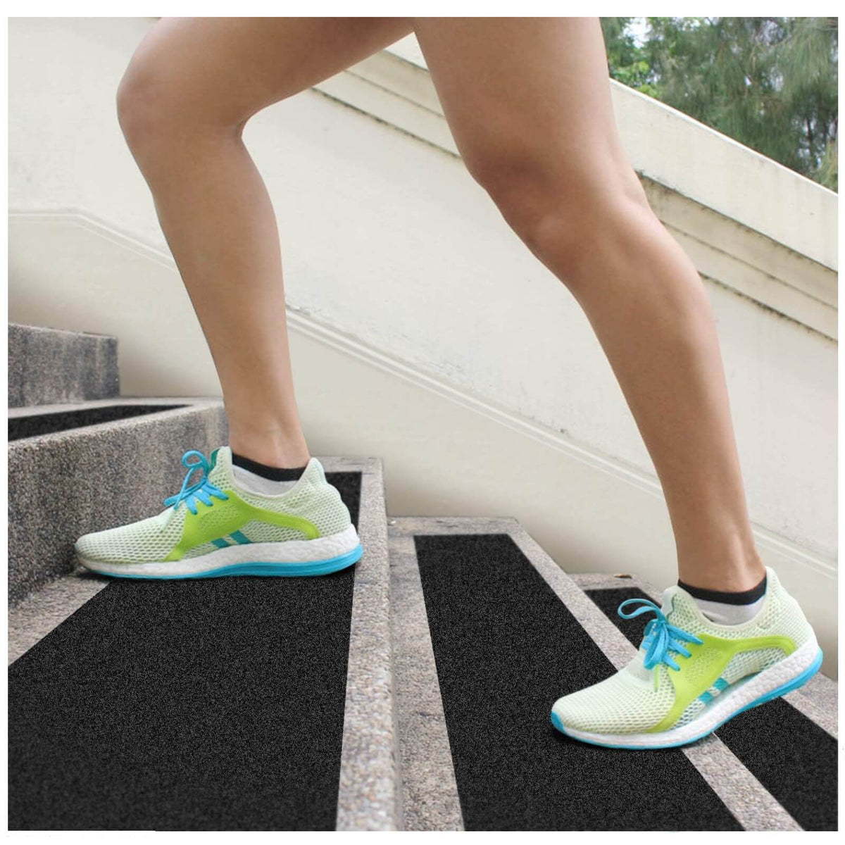 DanceWhale Set 10 Benzi Antiderapante 15x60 cm