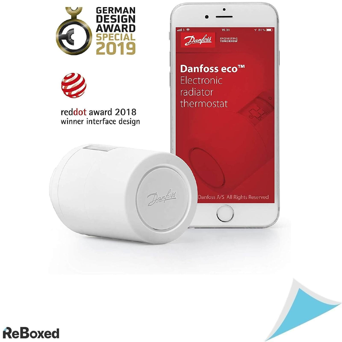 Danfoss ECO 014G1115 Termostat Inteligent pentru Radiator