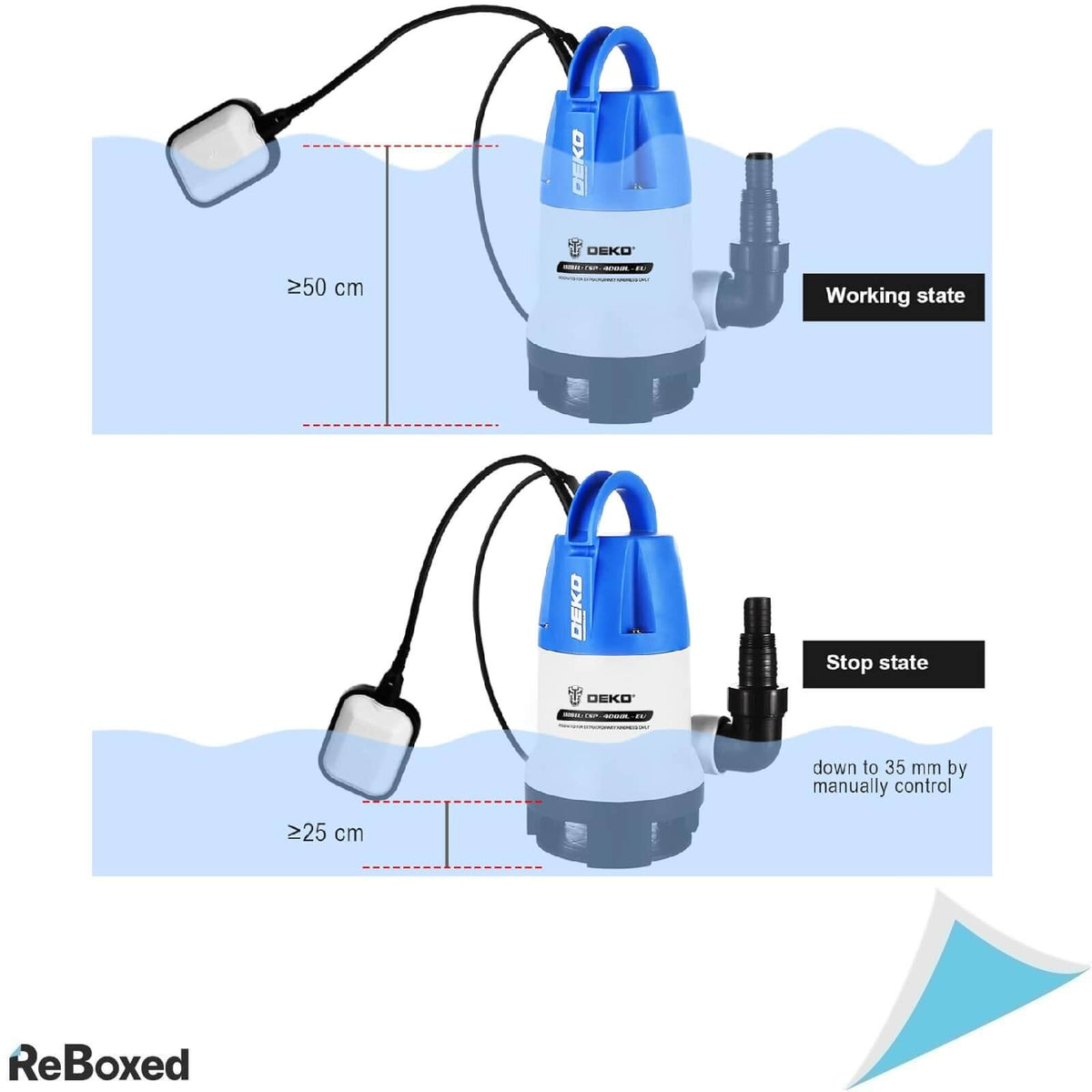 Deko CSP 400BL EUBS Pompa Submersibila 8000l/h