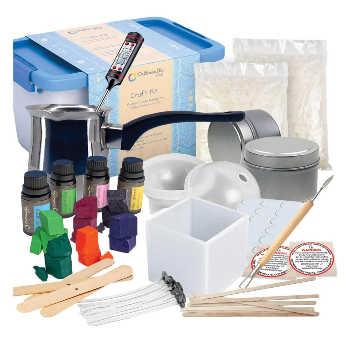 Dellabella Kit de fabricare a lumanarilor