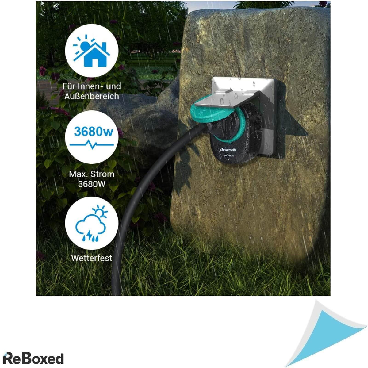 Dewenwils Set 3 Prize Exterior cu Telecomanda 3680W