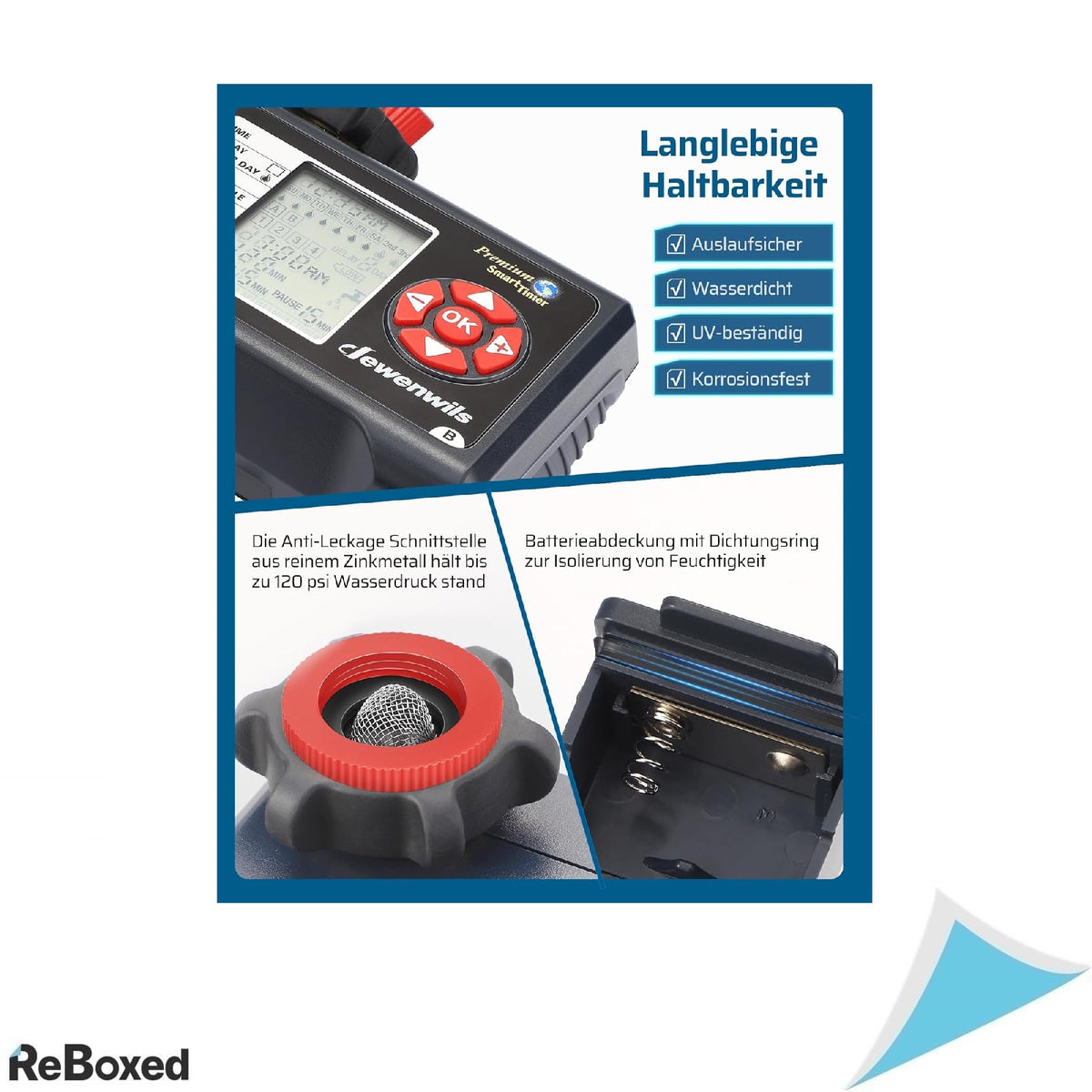 Programator irigare DEWENWILS cu 2 iesiri independente