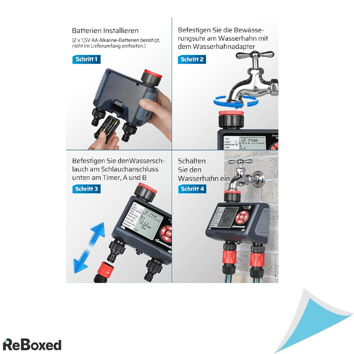 Programator irigare DEWENWILS cu 2 iesiri independente