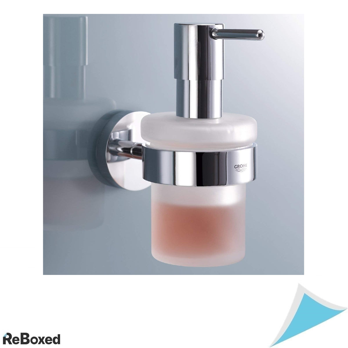 Dispenser sapun GROHE Essentials cu suport, montaj pe perete, 160 ml