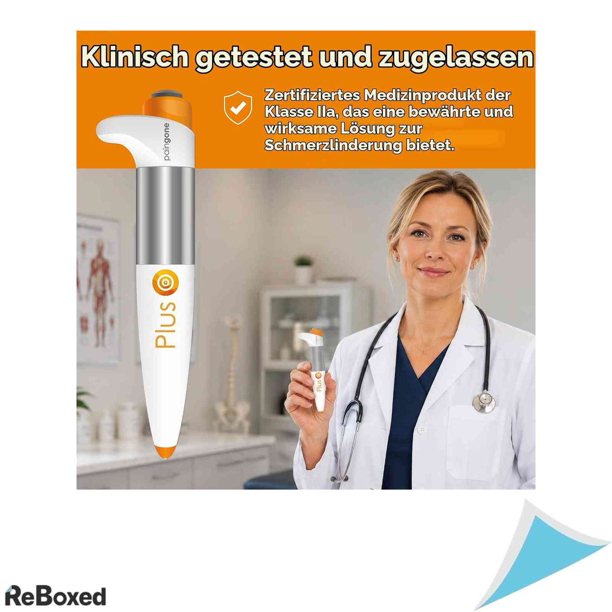 Dispozitiv Electrostimulare TENS Paingone Plus Pen pentru Ameliorarea Durilor Articulare si Musculare Fara Medicamente