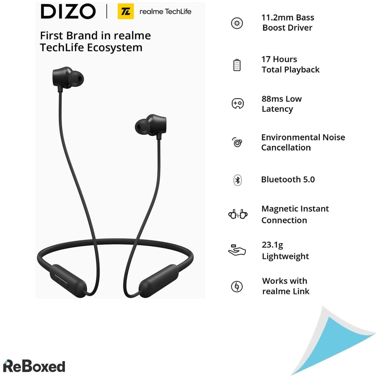 Dizo Casti cu Banda pentru Gat Bluetooth ANC