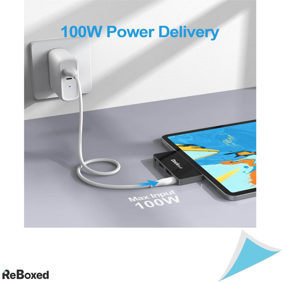 DockTech 4-in-1 HUB USB-C USB 3.0 Jack 3.5mm HDMI 4K-60Hz iPad