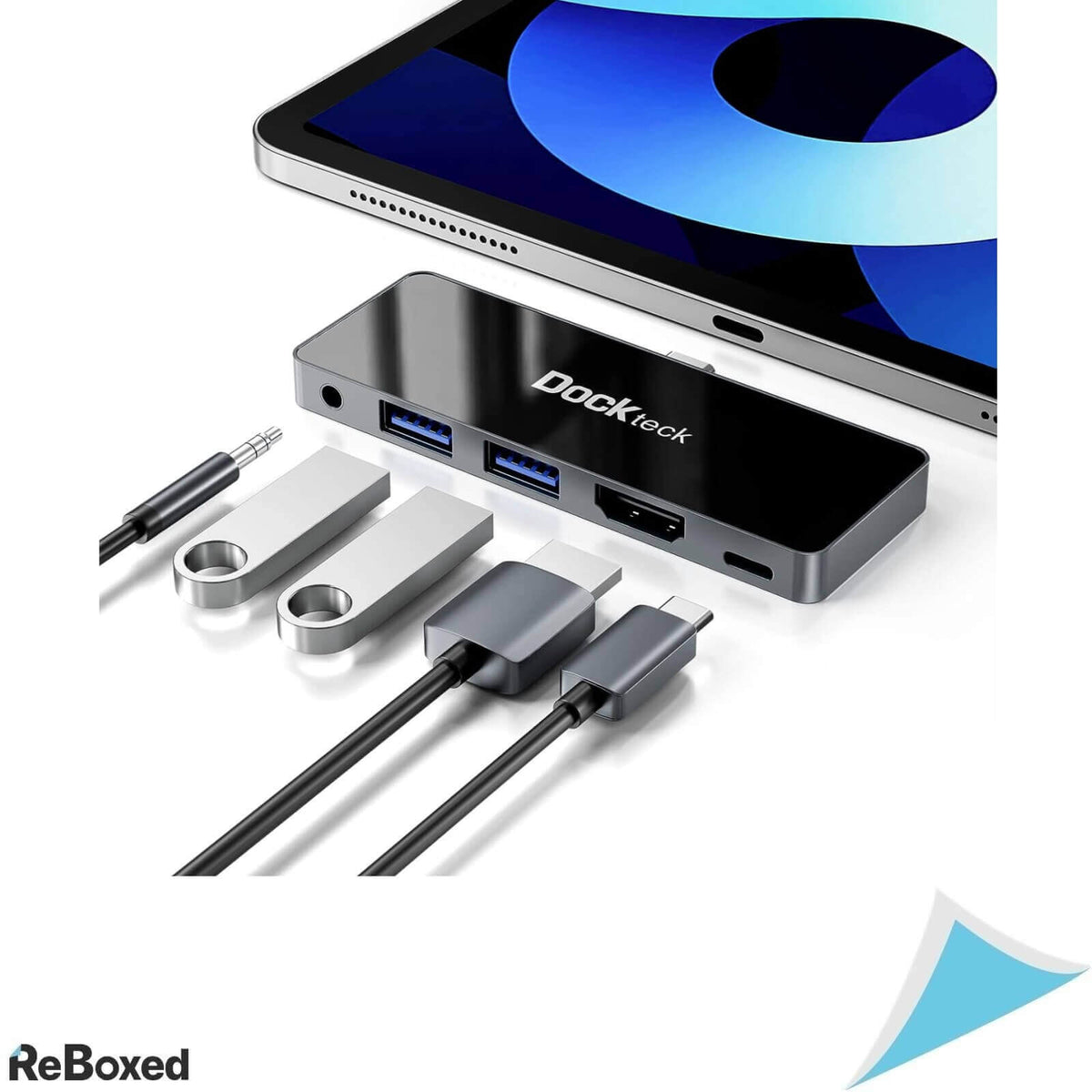 DockTech 5-in-1 HUB USB-C HDMI 4K 100W PD Apple Windows