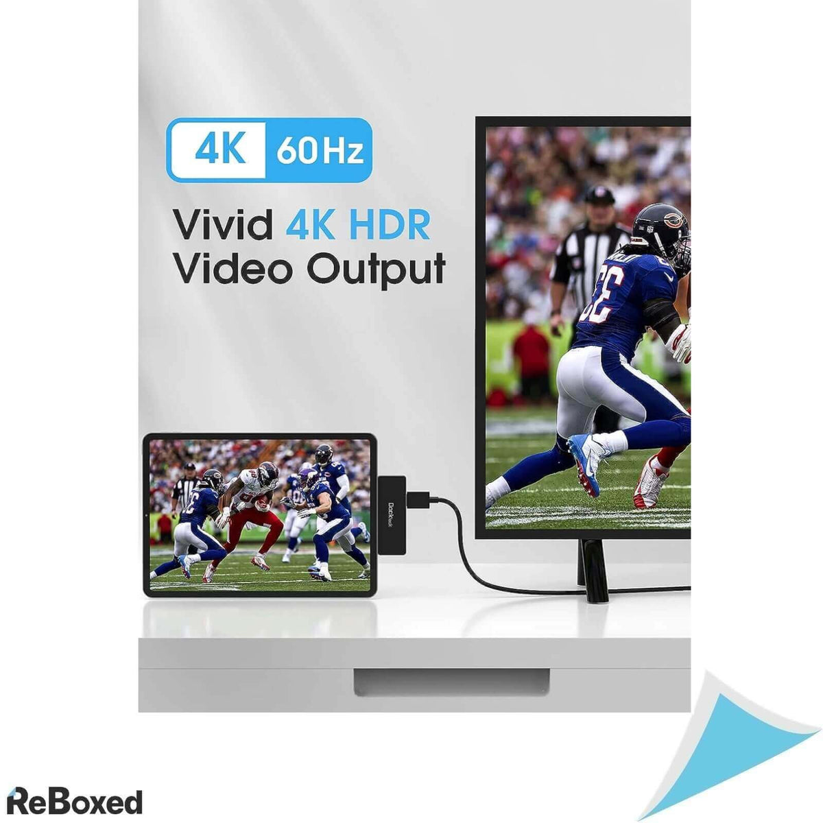 DockTech 5-in-1 HUB USB-C HDMI 4K 100W PD Apple Windows