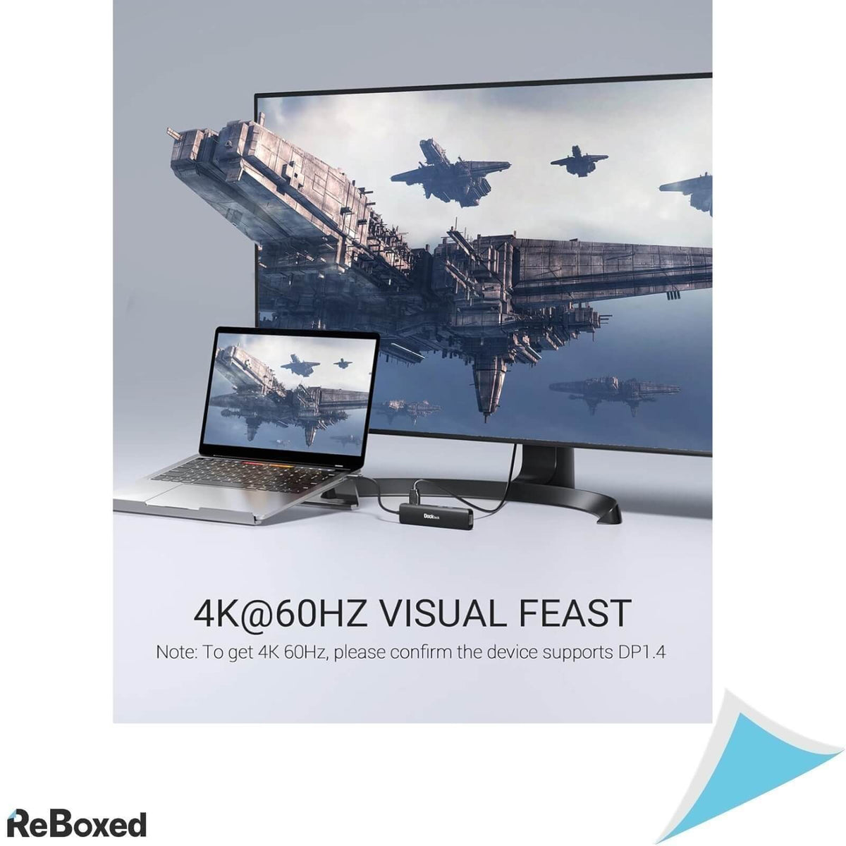 Docktech 7 in 1 HUB USB-C Gbps USB 3.0 SD Micro SD 4K 60Hz