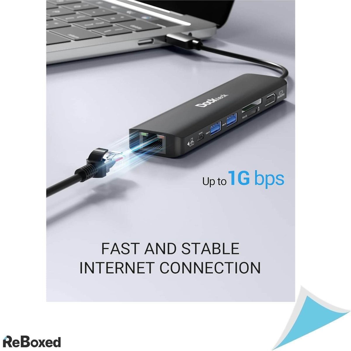 Docktech 7 in 1 HUB USB-C Gbps USB 3.0 SD Micro SD 4K 60Hz