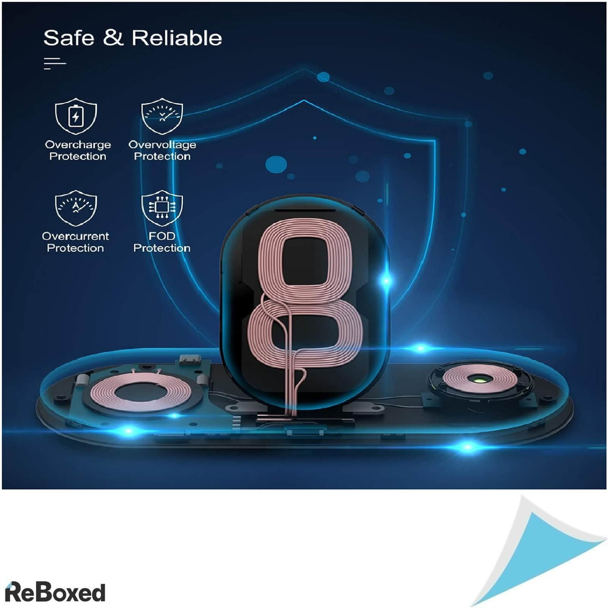 DoeBoe Statie de Incarcare Wireless 3 in 1