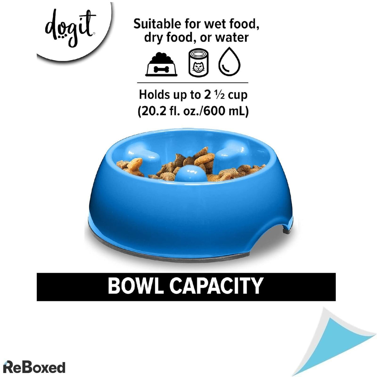 Dogit Go-Slow Anti-Gulp Bol pentru Hrana 600ml