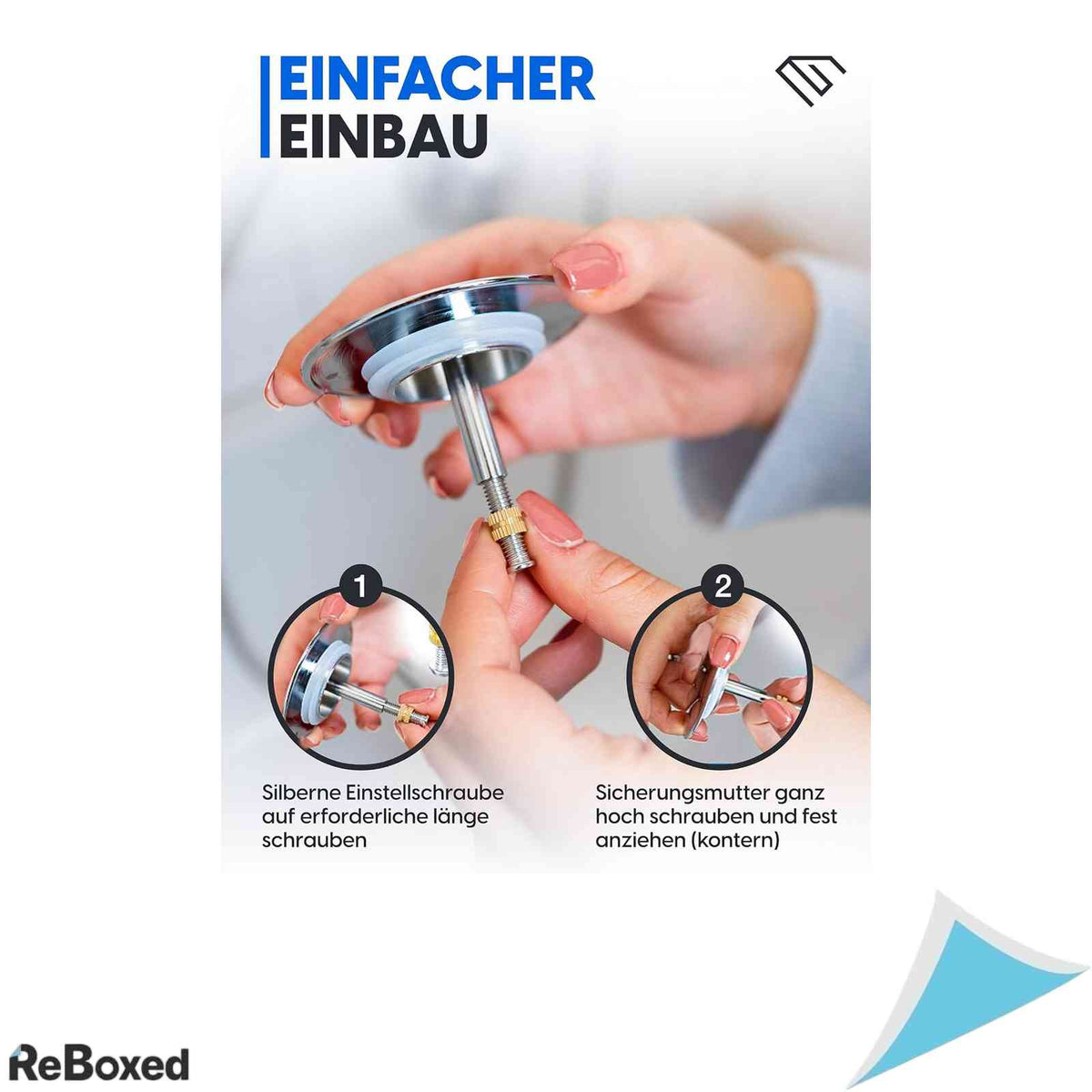 Dop de Baie Universal Edeler, Diametru 72 mm, Inaltime Reglabila