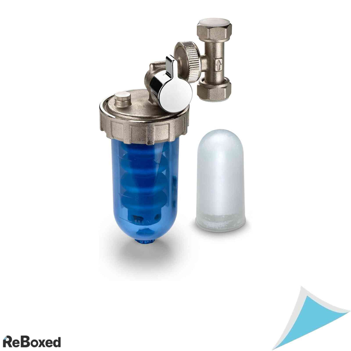 Dozator polifosfat WK 1/2", cu bypass, vas transparent anti-soc, protectie impotriva depunerilor de calcar