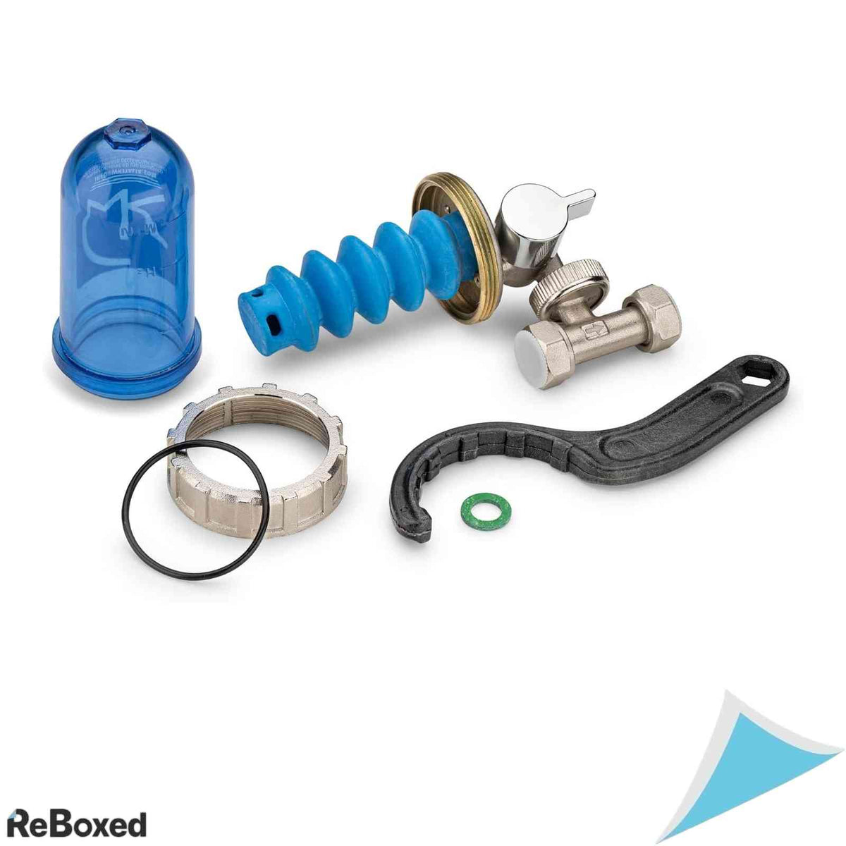 Dozator polifosfat WK 1/2", cu bypass, vas transparent anti-soc, protectie impotriva depunerilor de calcar