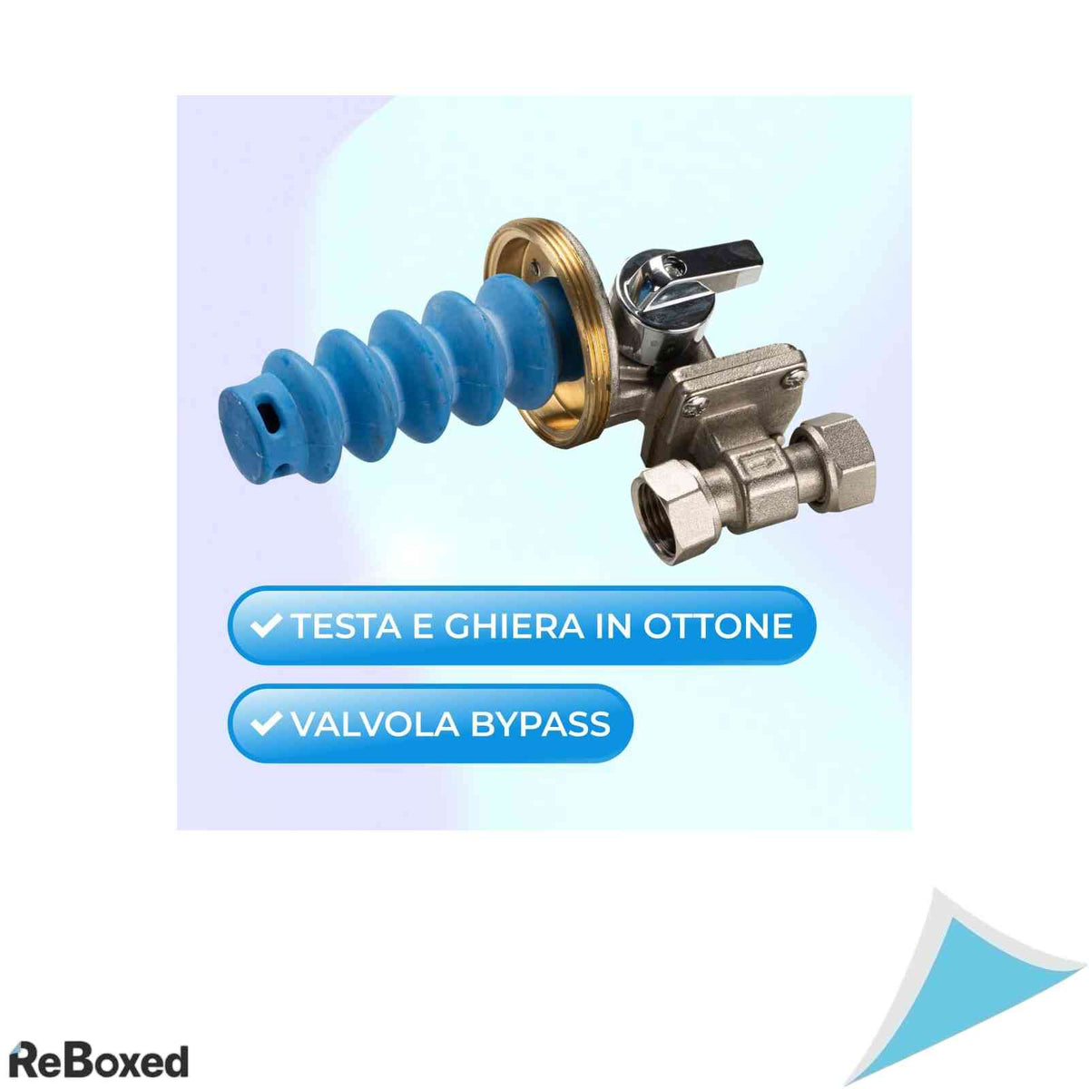 Dozator polifosfat WK 1/2", cu bypass, vas transparent anti-soc, protectie impotriva depunerilor de calcar