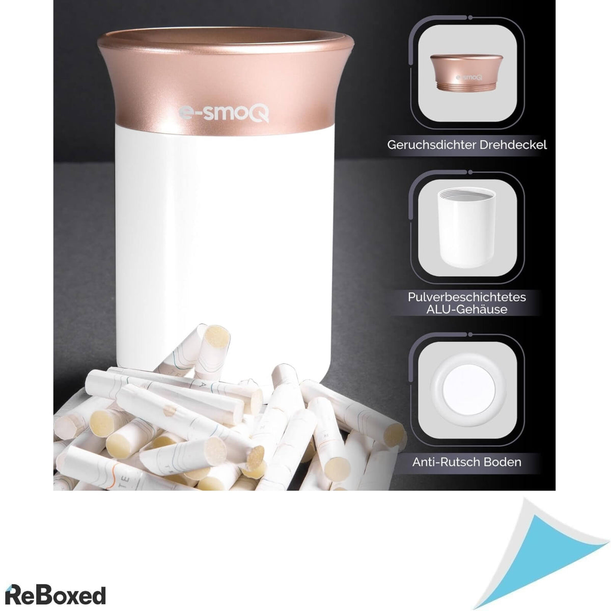 e-smoQ Scrumiera cu Capac pentru Tigari Electronice IQOS