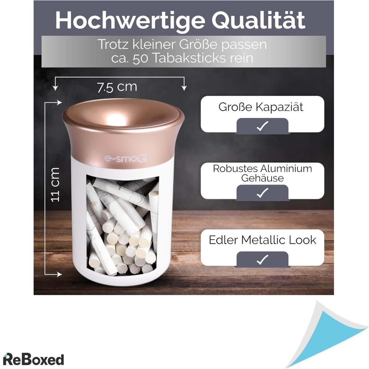 e-smoQ Scrumiera cu Capac pentru Tigari Electronice IQOS