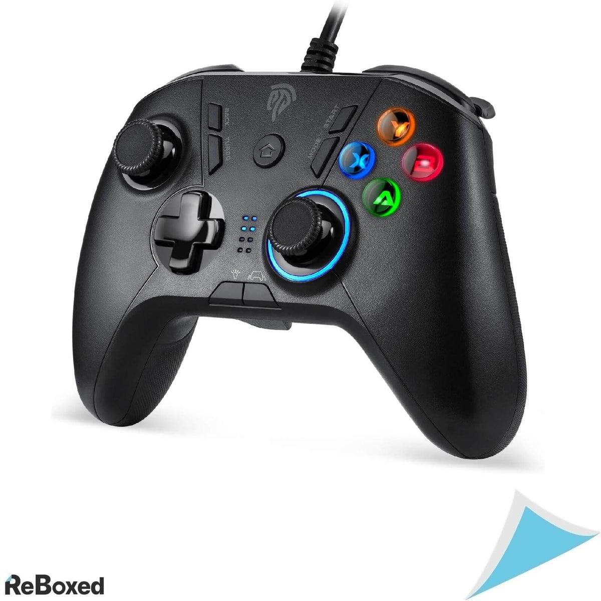 EasySMX Controller cu fir Dual Vibration Negru