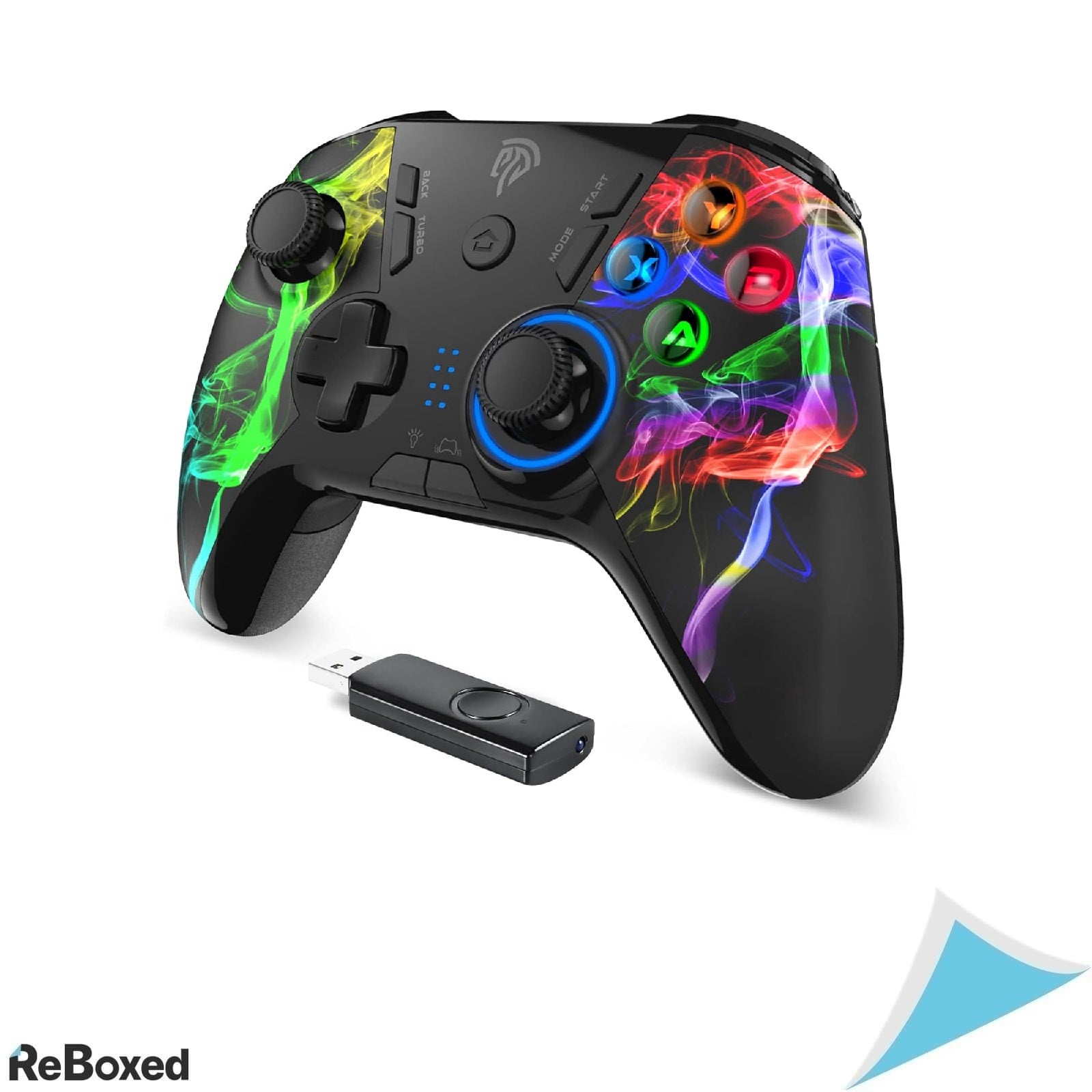 EasySMX Controller Wireless PC 4 Butoane Programabile, Baterie 14h