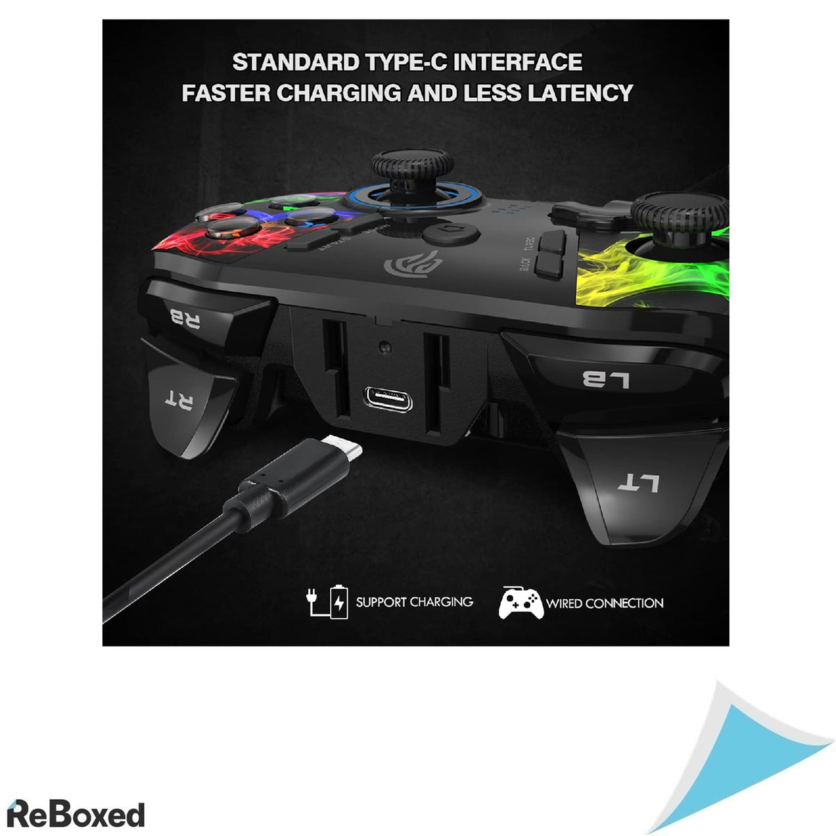 EasySMX Controller Wireless PC 4 Butoane Programabile, Baterie 14h