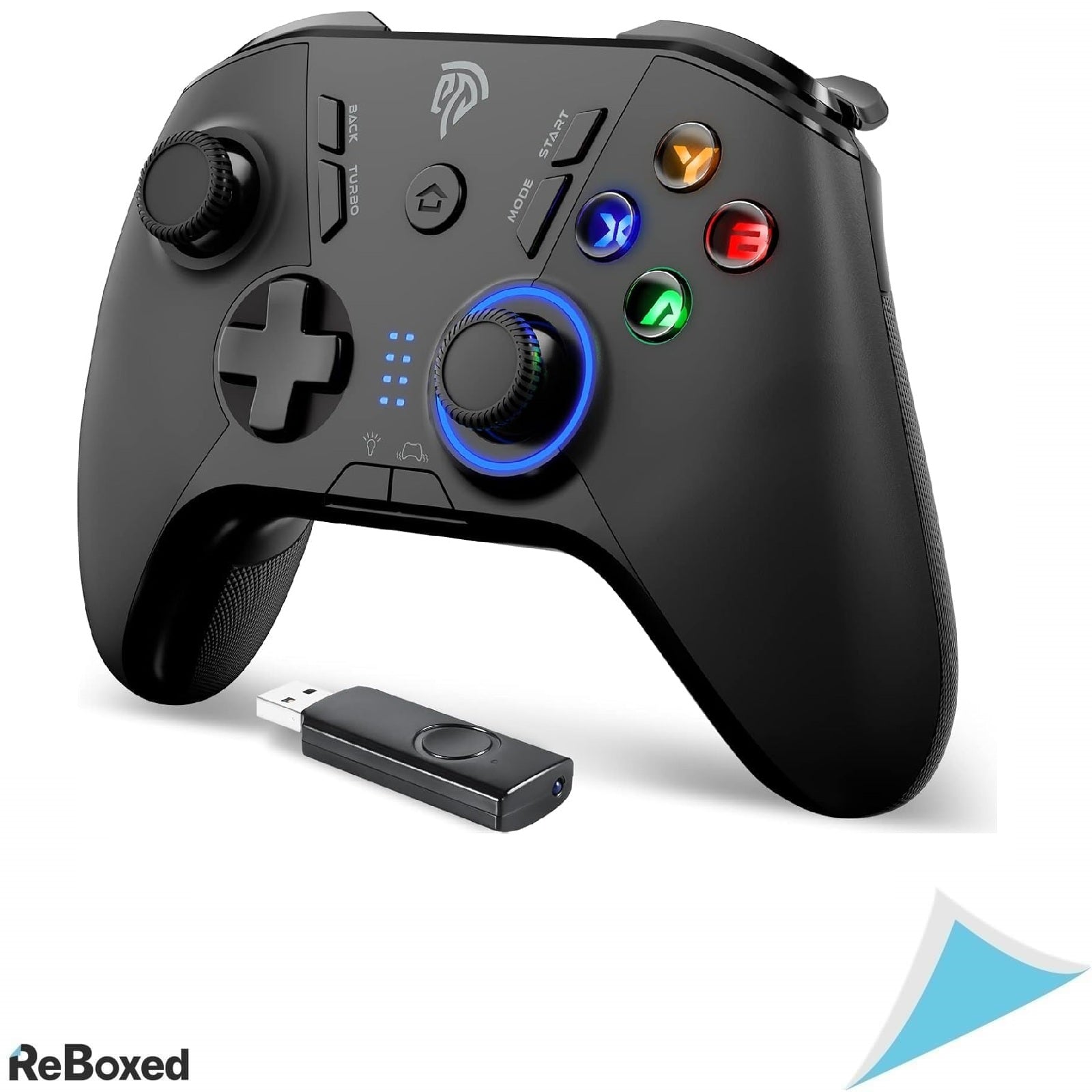 EasySMX Controller Wireless 2.4G, 4 Butoane Programabile, Baterie 14h