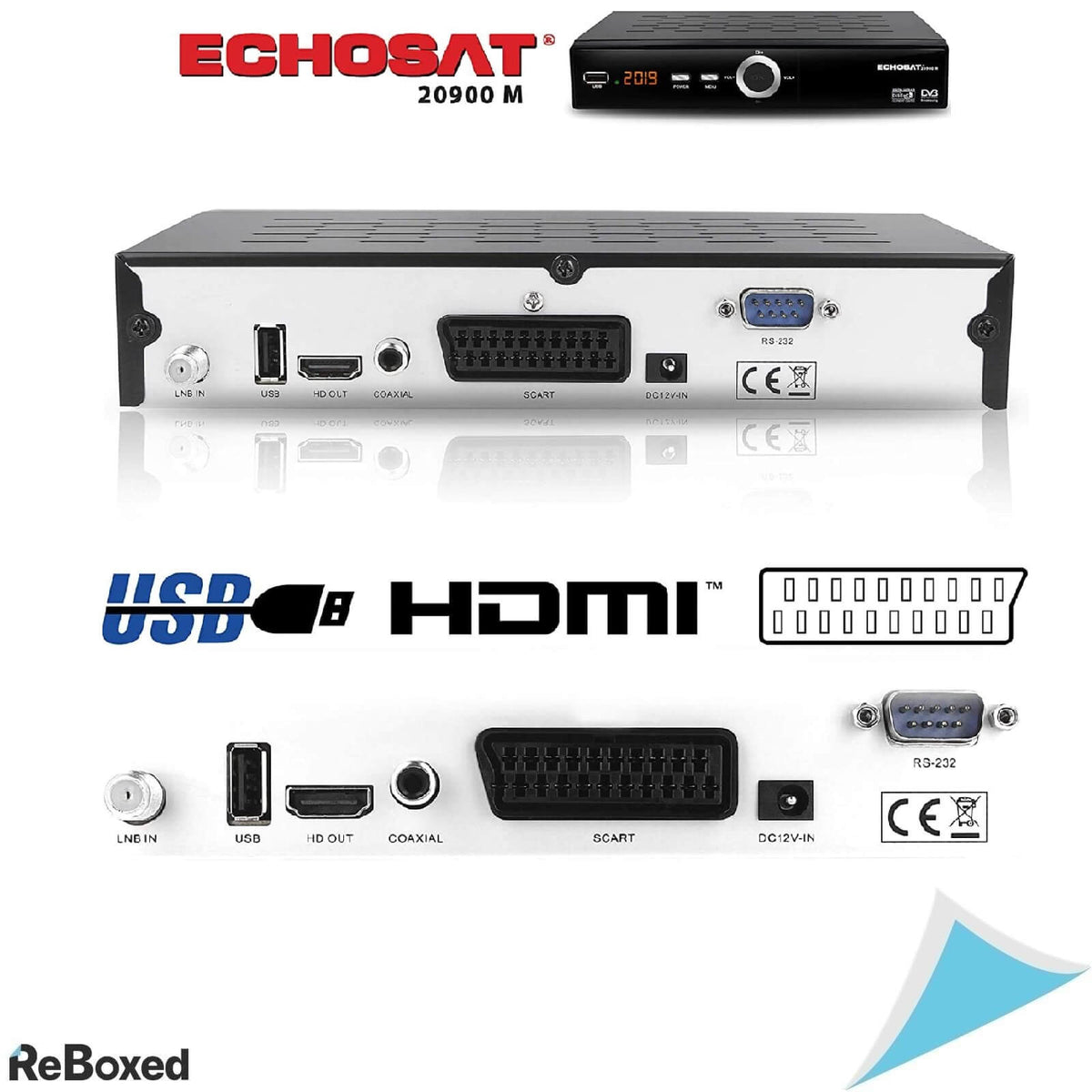 Echosat 20900 M PRO Receptor Digital prin Satelit HD-line Full HD 1080P