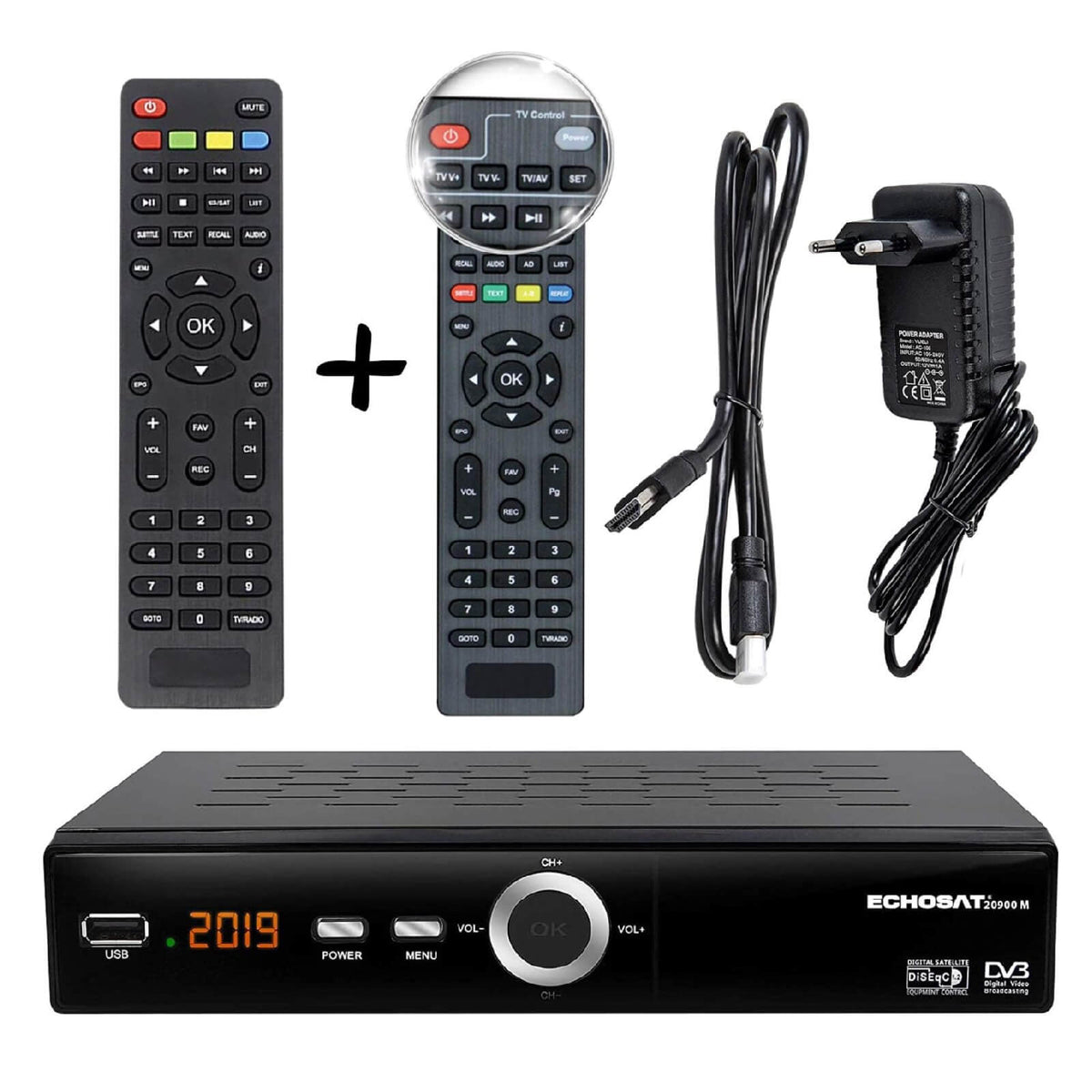 Echosat 20900 M PRO Receptor Digital prin Satelit HD-line Full HD 1080P