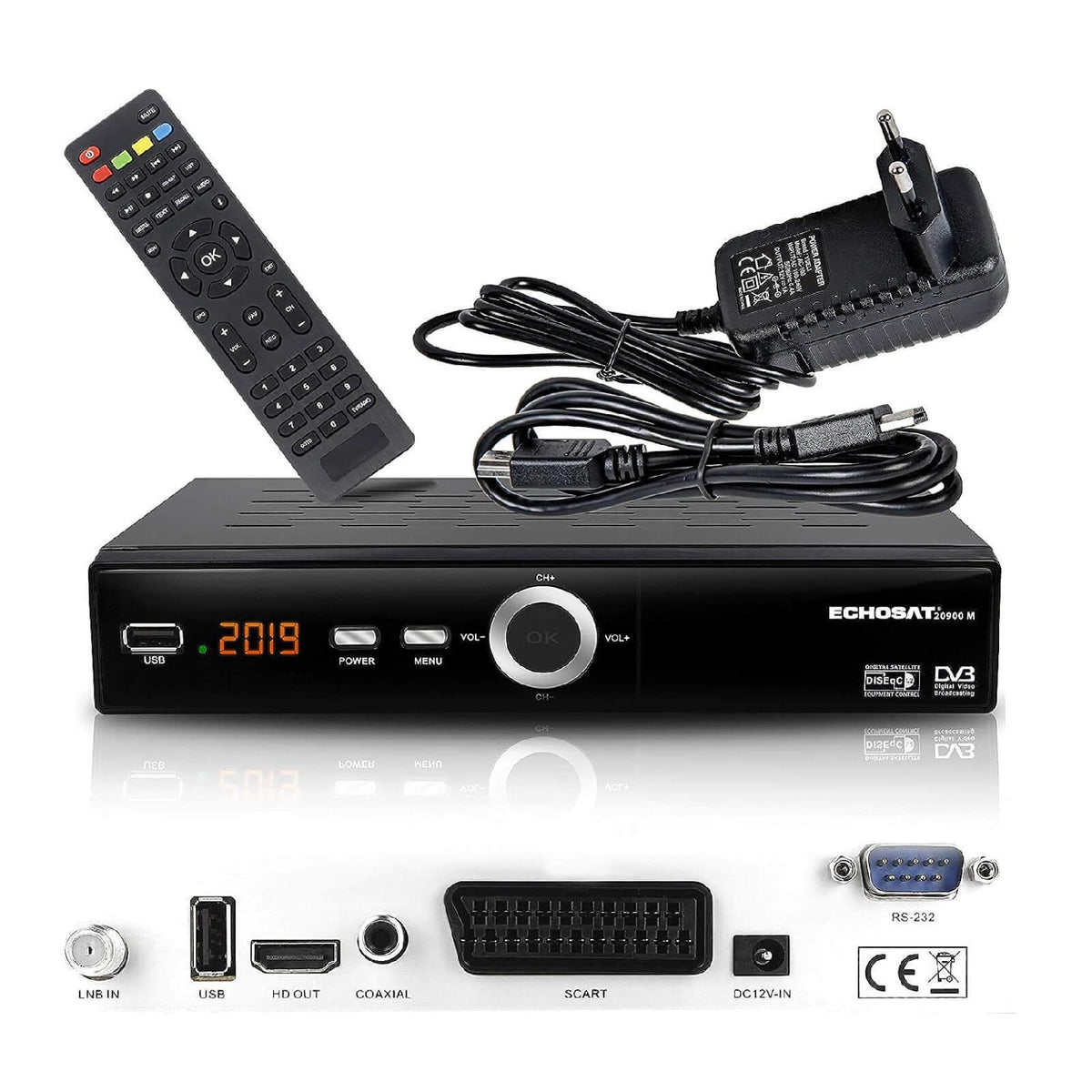 Echosat 20900M Receptor Digital prin Satelit HD-Line Full HD 1080P