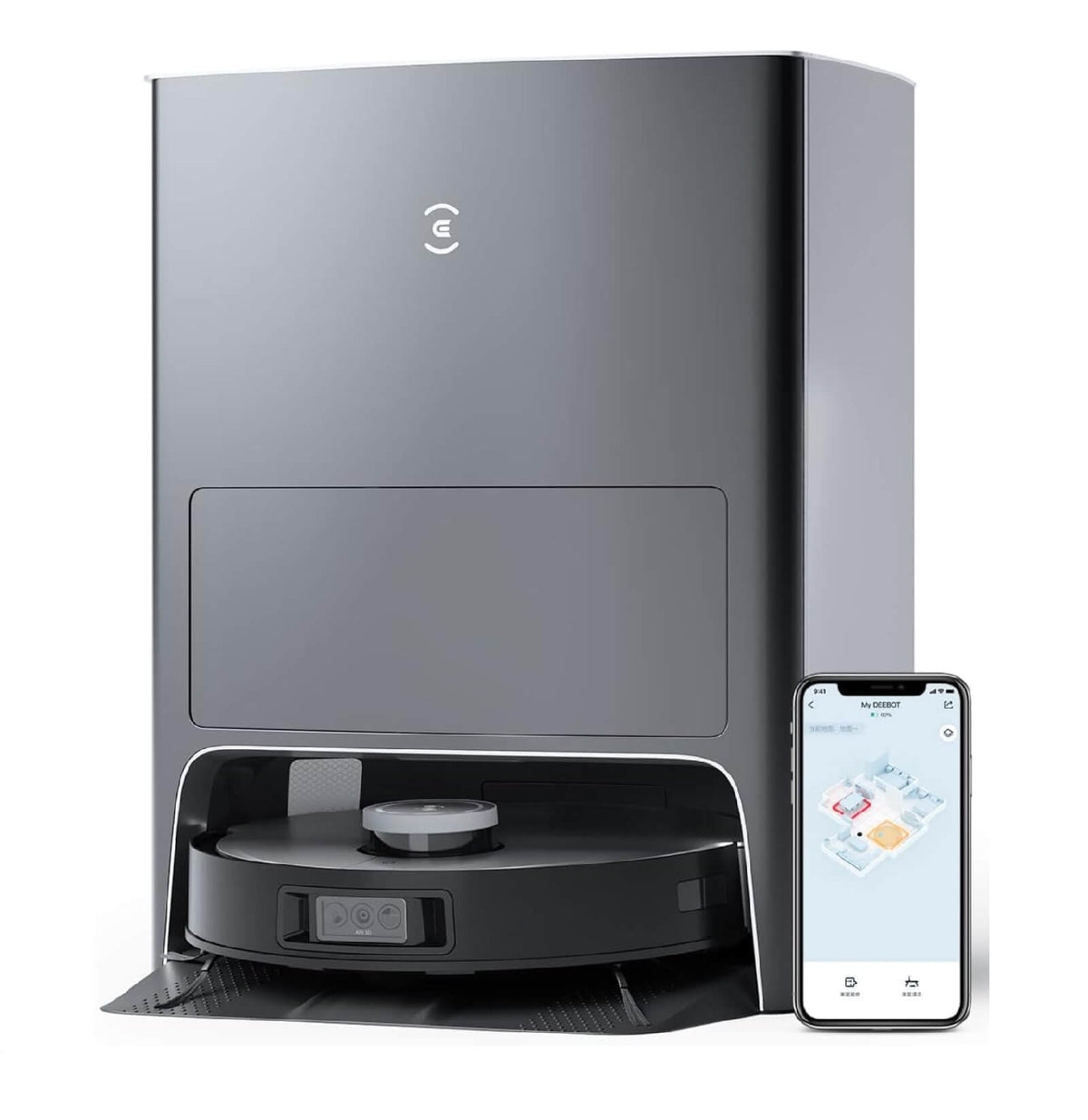 Ecovacs Deebot X1 Omni Robot Aspirare si Mop 5000Pa WiFi Harta